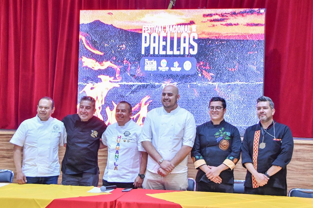 Presentan en Huamantla el Tercer Festival Nacional de Paellas 2024